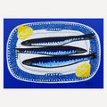 FISH ON BLUE