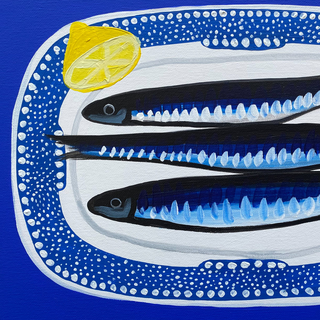 FISH ON BLUE