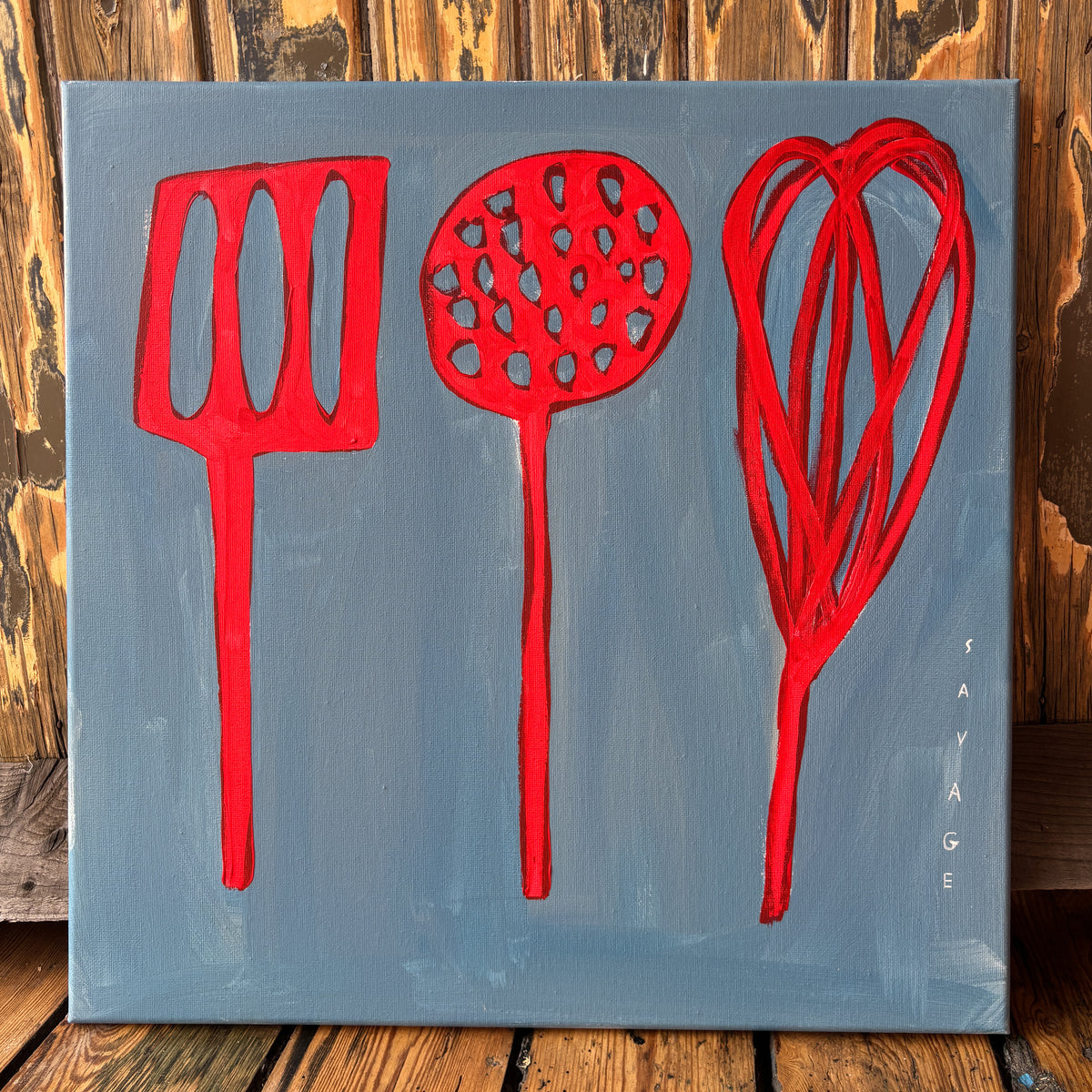 Blue Utensils